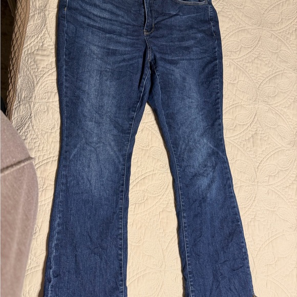 Judy Blue Dark Blue Flare Jeans - Picture 2 of 6